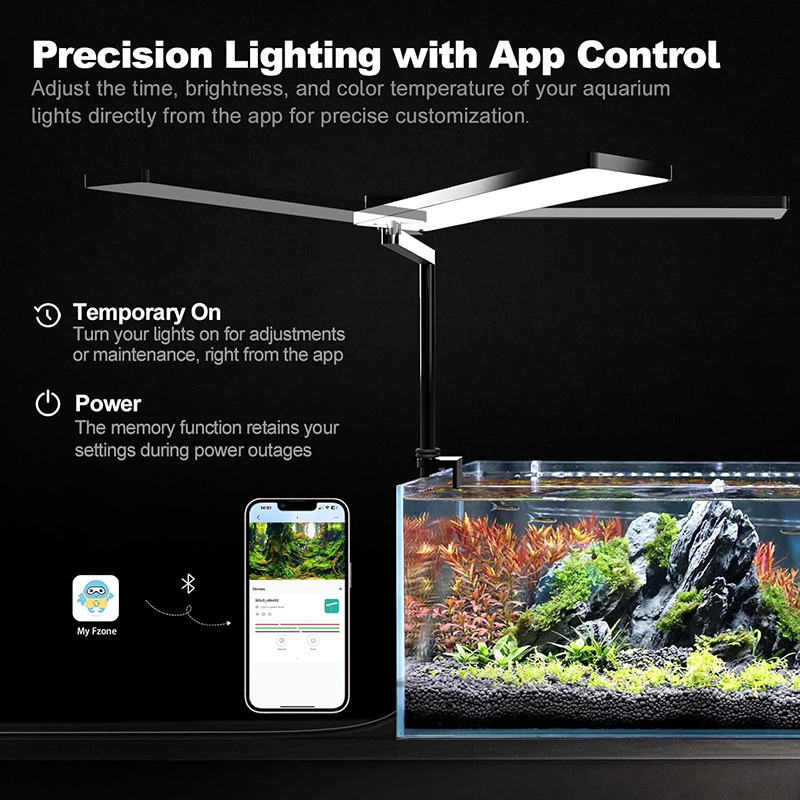 FZONE Solo Series Nano LED Aqu - Plant Parent App ulasan dan harga