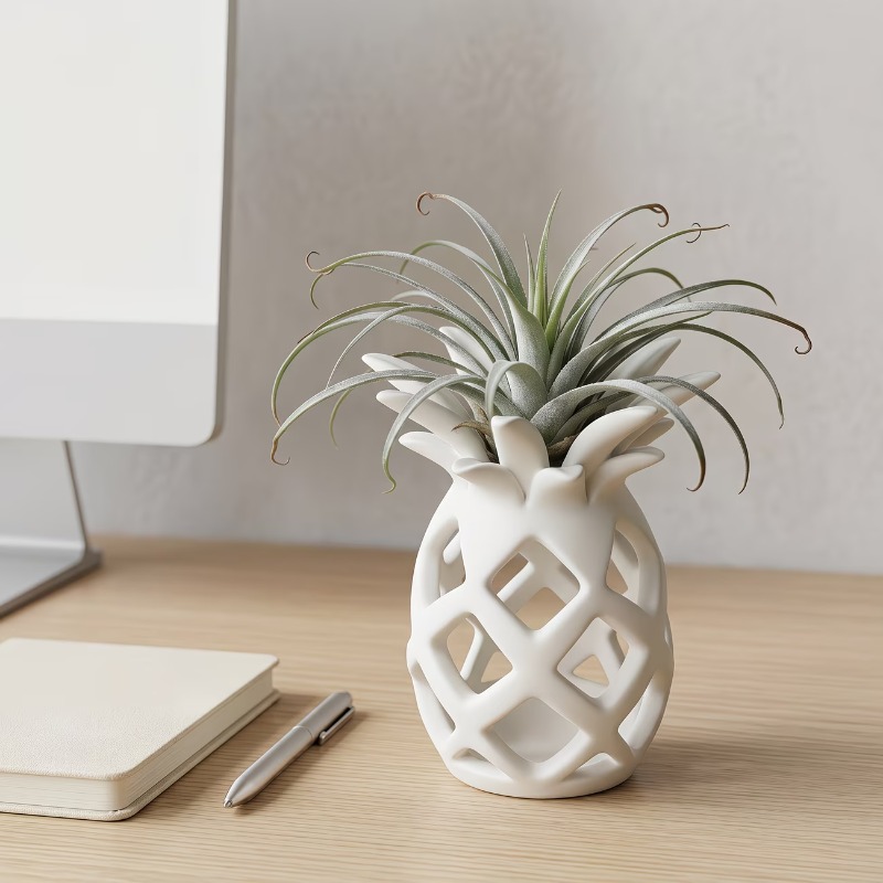 3D Printed Pineapple Shape Air - Air Plant Tillandsia ulasan dan harga