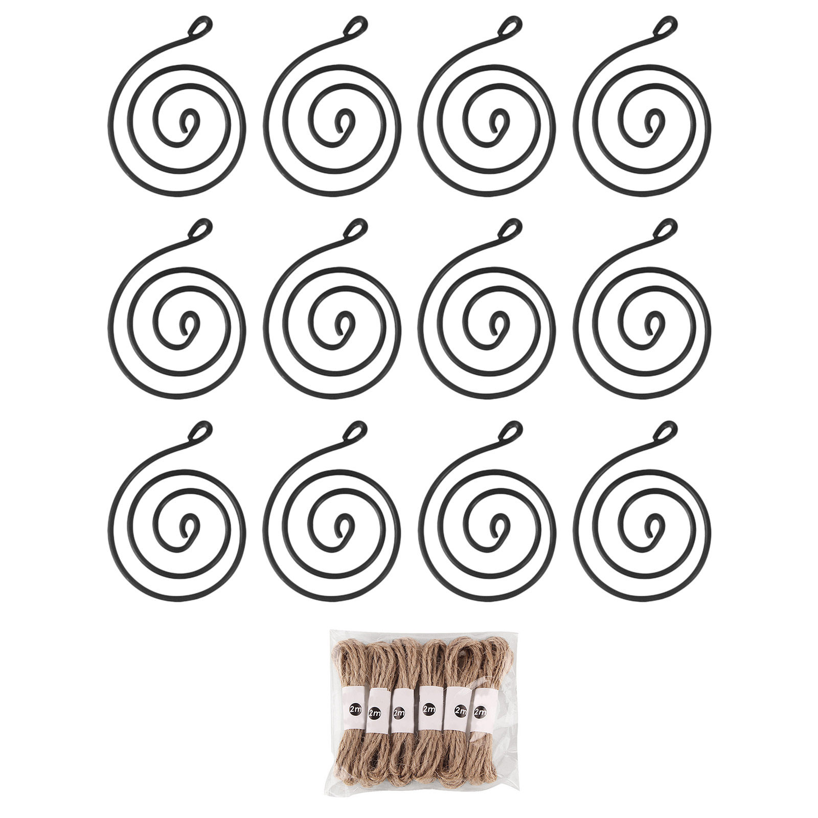 12Set Metal Spiral Air Plant H - Air Plant Tillandsia ulasan dan harga