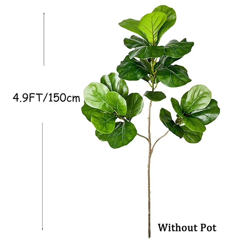 2-4.9FT Large Artificial Ficus - Rubber Plant Ficus ulasan dan harga